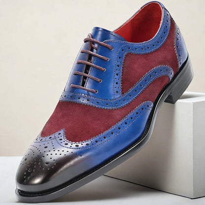 Sovereign Cowhide Leather Bi-Color Brogue Oxford