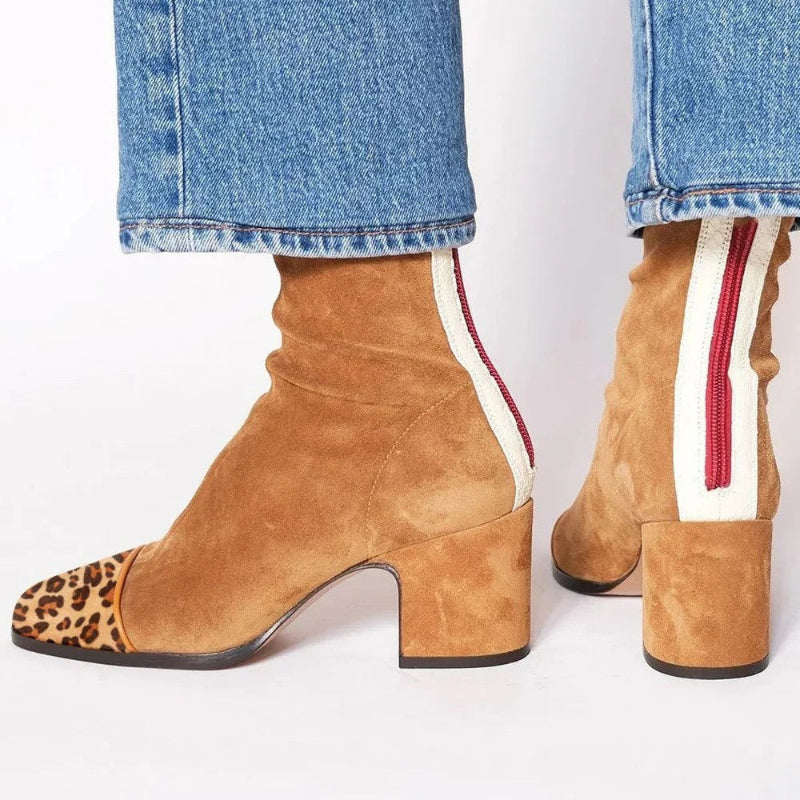 The Statement Suede Block Heel Boot