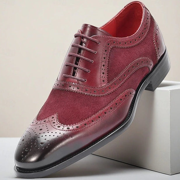 Sovereign Cowhide Leather Bi-Color Brogue Oxford