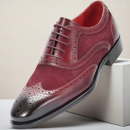 Sovereign Cowhide Leather Bi-Color Brogue Oxford