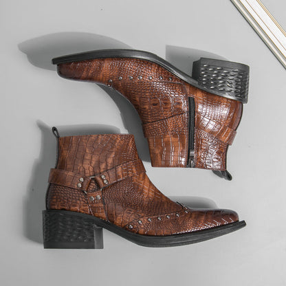 Vaquero Croc Chelsea Boots