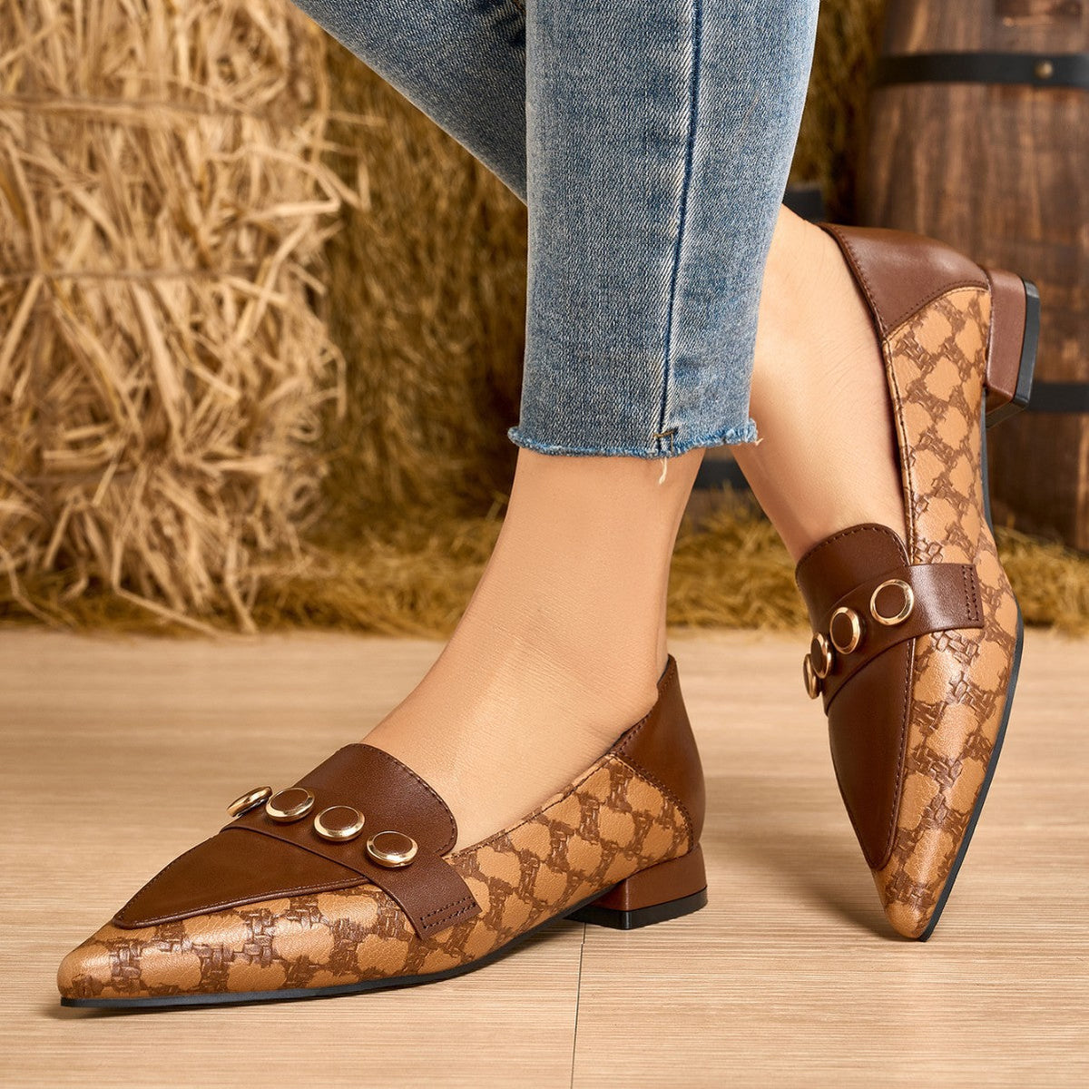 Marchesa Monogram Flats