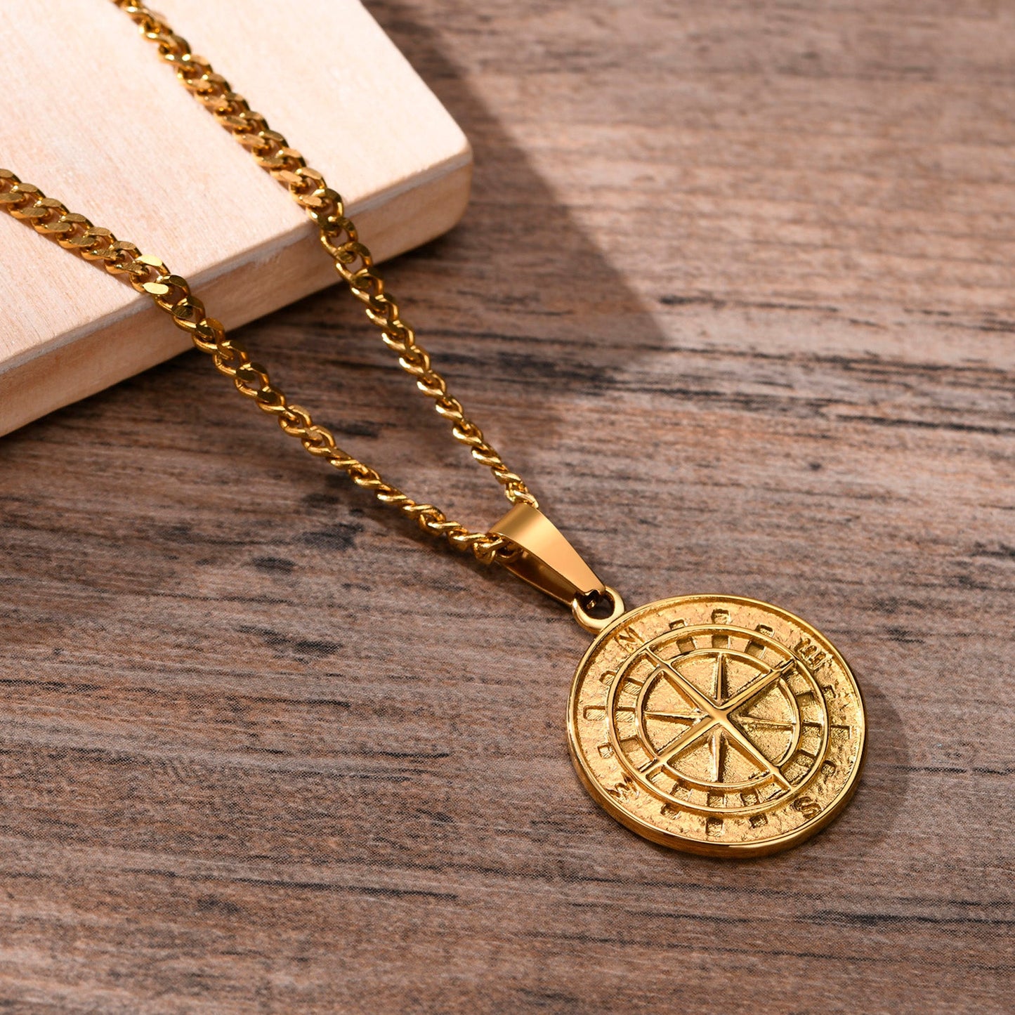 Voyager Cardinal Compass Necklace