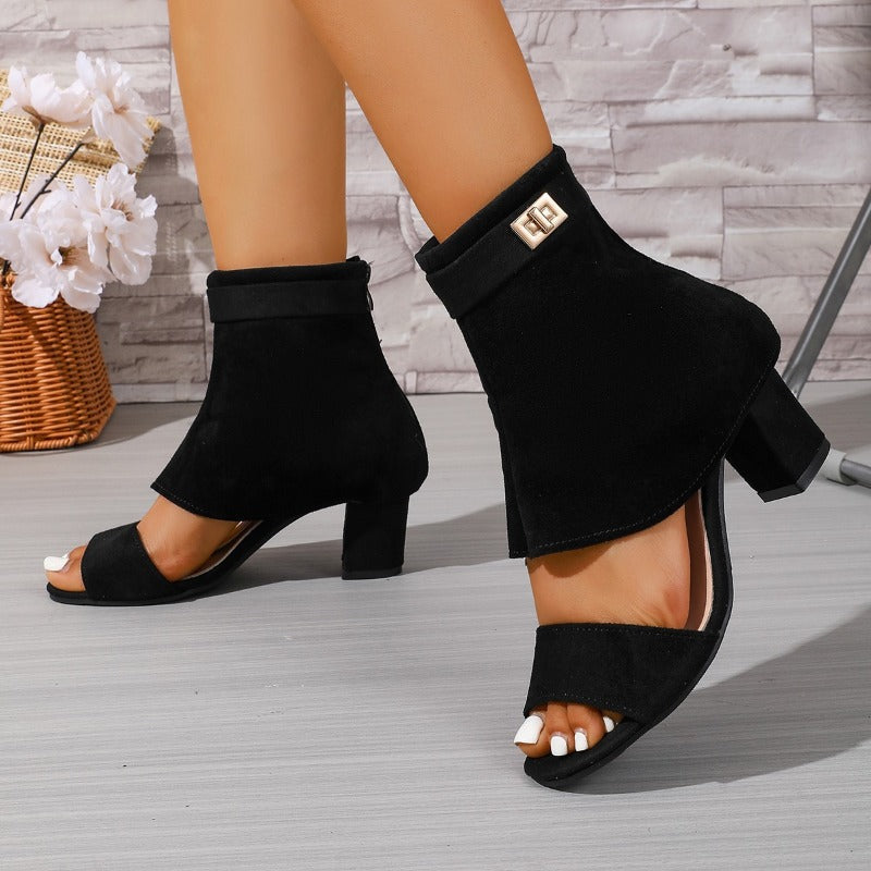 Vesper Cuffed Suede Sandals