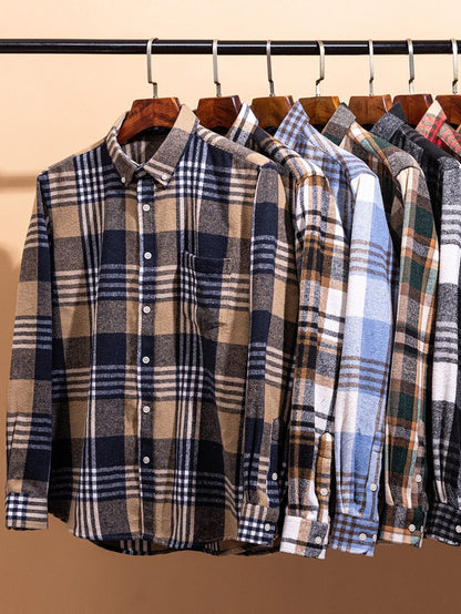 Stratford Plaid Cotton Shirt