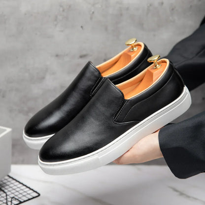 Italian Nappa Leather Platform Loafer