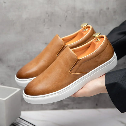 Italian Nappa Leather Platform Loafer