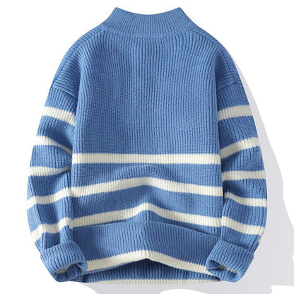 Coastal Inspired Quarter-Zip Pullover