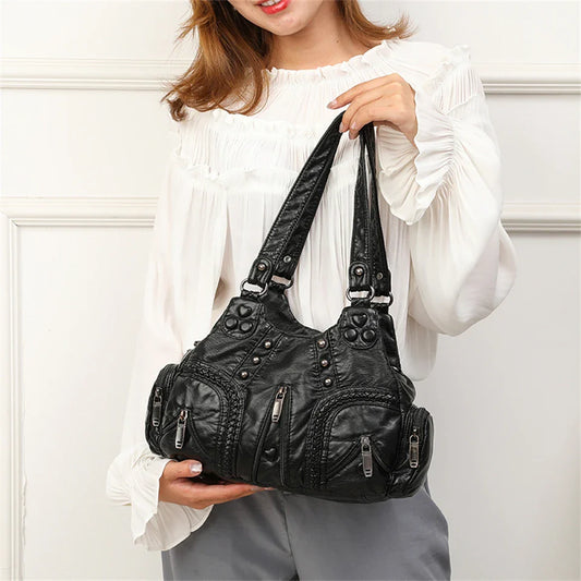 Riviera Studded Shoulder Bag