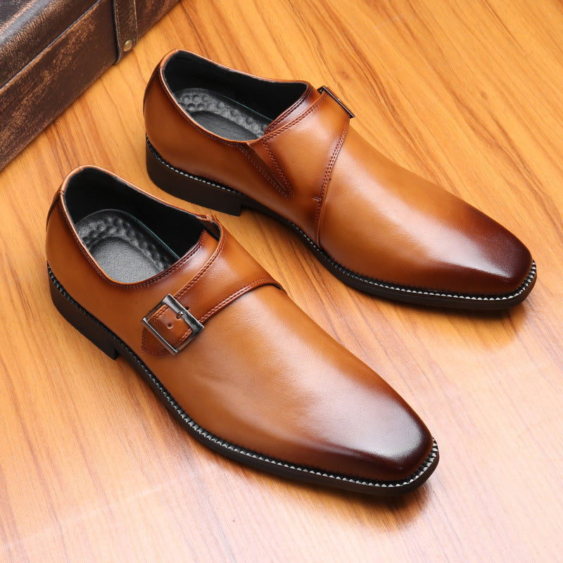 Refined Monk Strap Business Shoes