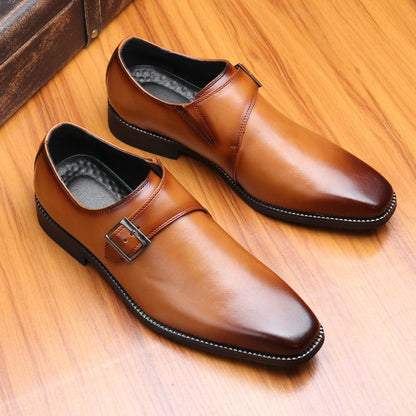 Refined Monk Strap Business Shoes