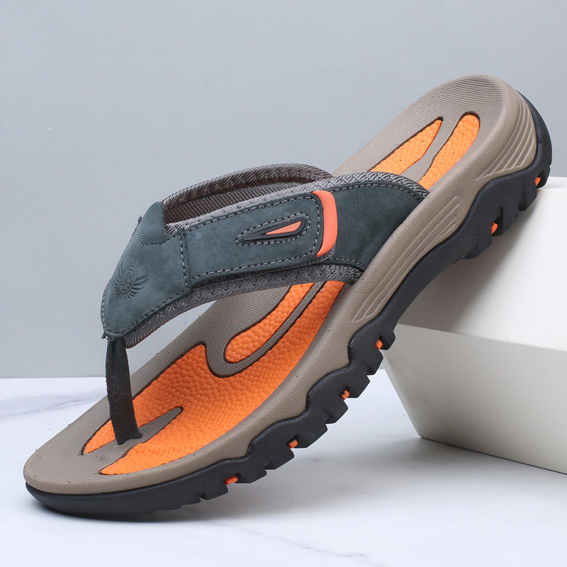 Terrain Suede Toe-Post Sandals