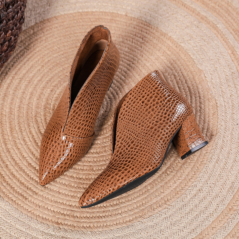 Aurelle Sculpt Heel Bootie