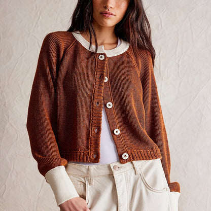 Ribbed Cashmere Cardigan