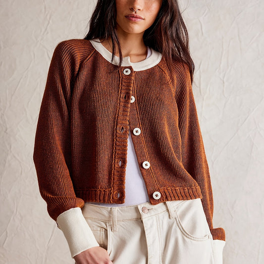 Ribbed Cashmere Cardigan