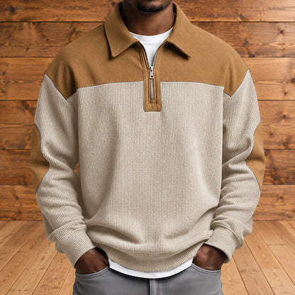 Brookfield Corduroy Quarter-Zip Pullover