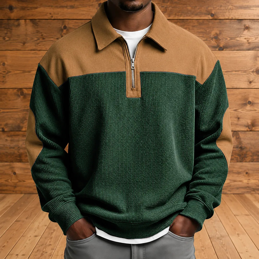 Brookfield Corduroy Quarter-Zip Pullover
