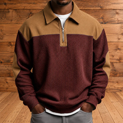 Brookfield Corduroy Quarter-Zip Pullover