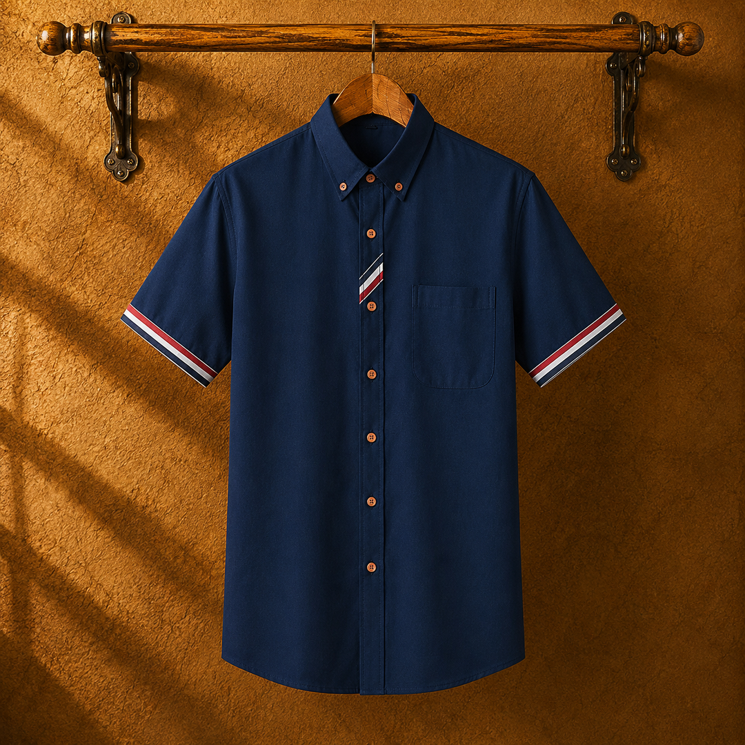 Aldric Oxford Short-Sleeve Shirt