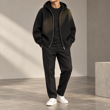 Belrossi Ribbed Hoodie