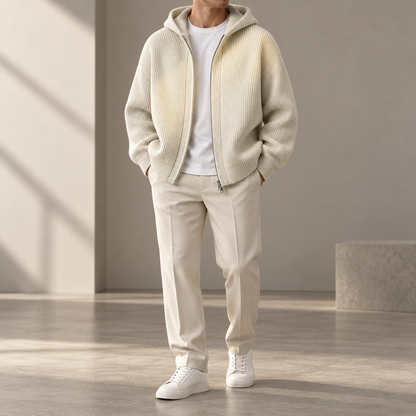 Belrossi Ribbed Hoodie