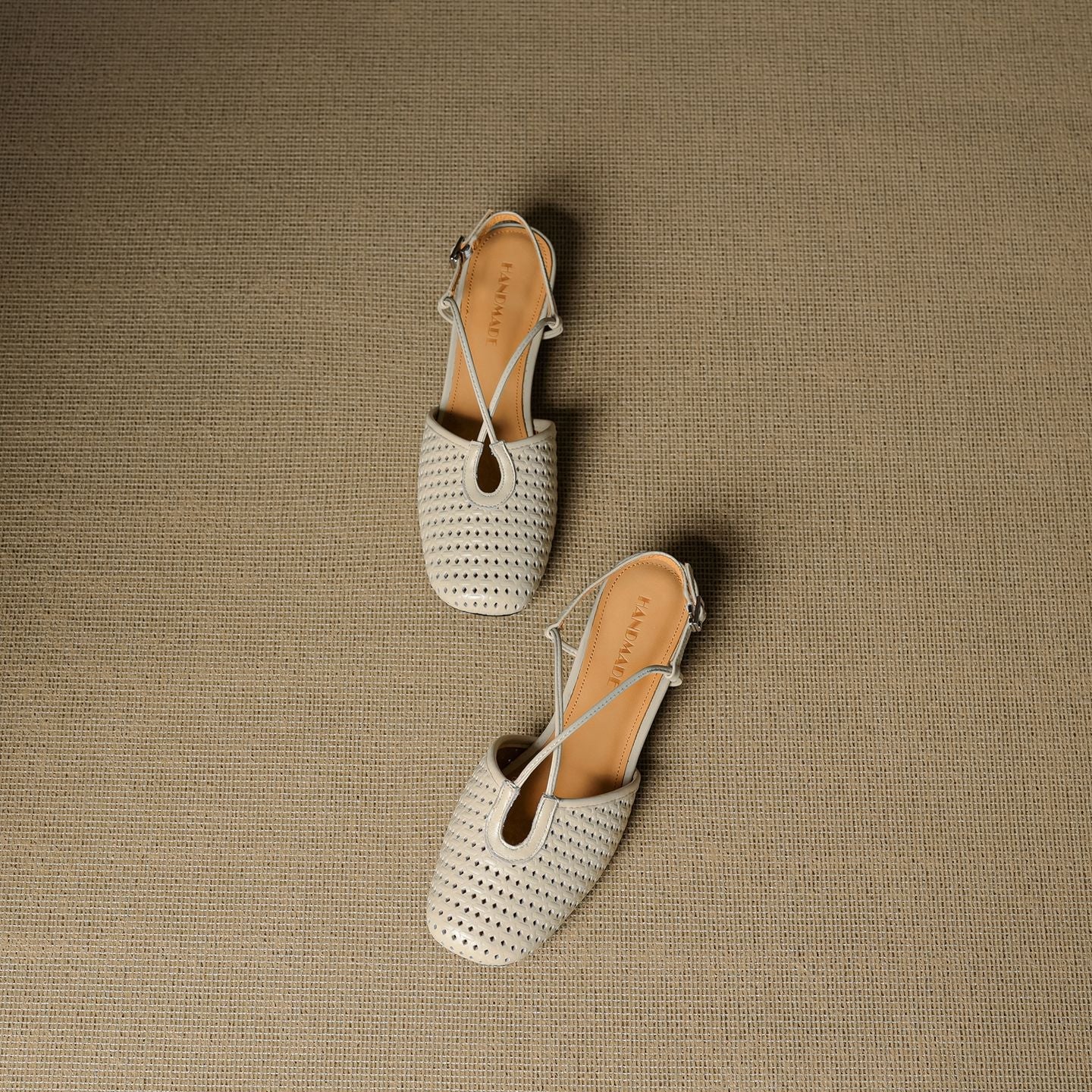 Cecilia Italian Leather Slingbacks