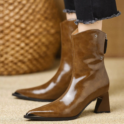 The Western-Inspired Cone Heel Boot