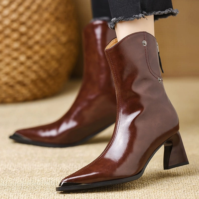 The Western-Inspired Cone Heel Boot