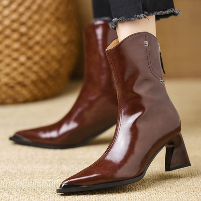 The Western-Inspired Cone Heel Boot