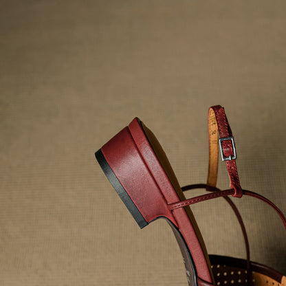 Cecilia Italian Leather Slingbacks