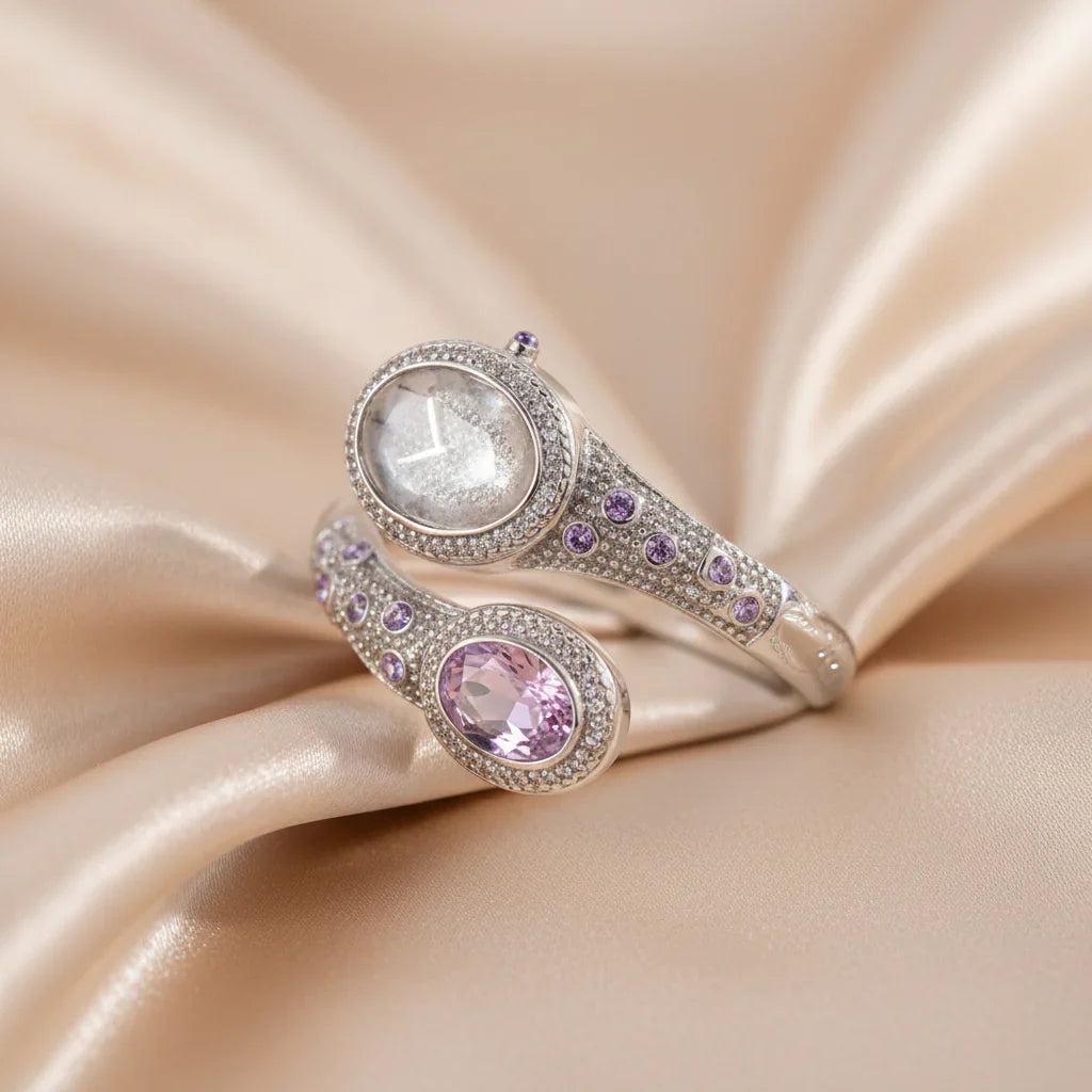 Crystal Bangle Watch