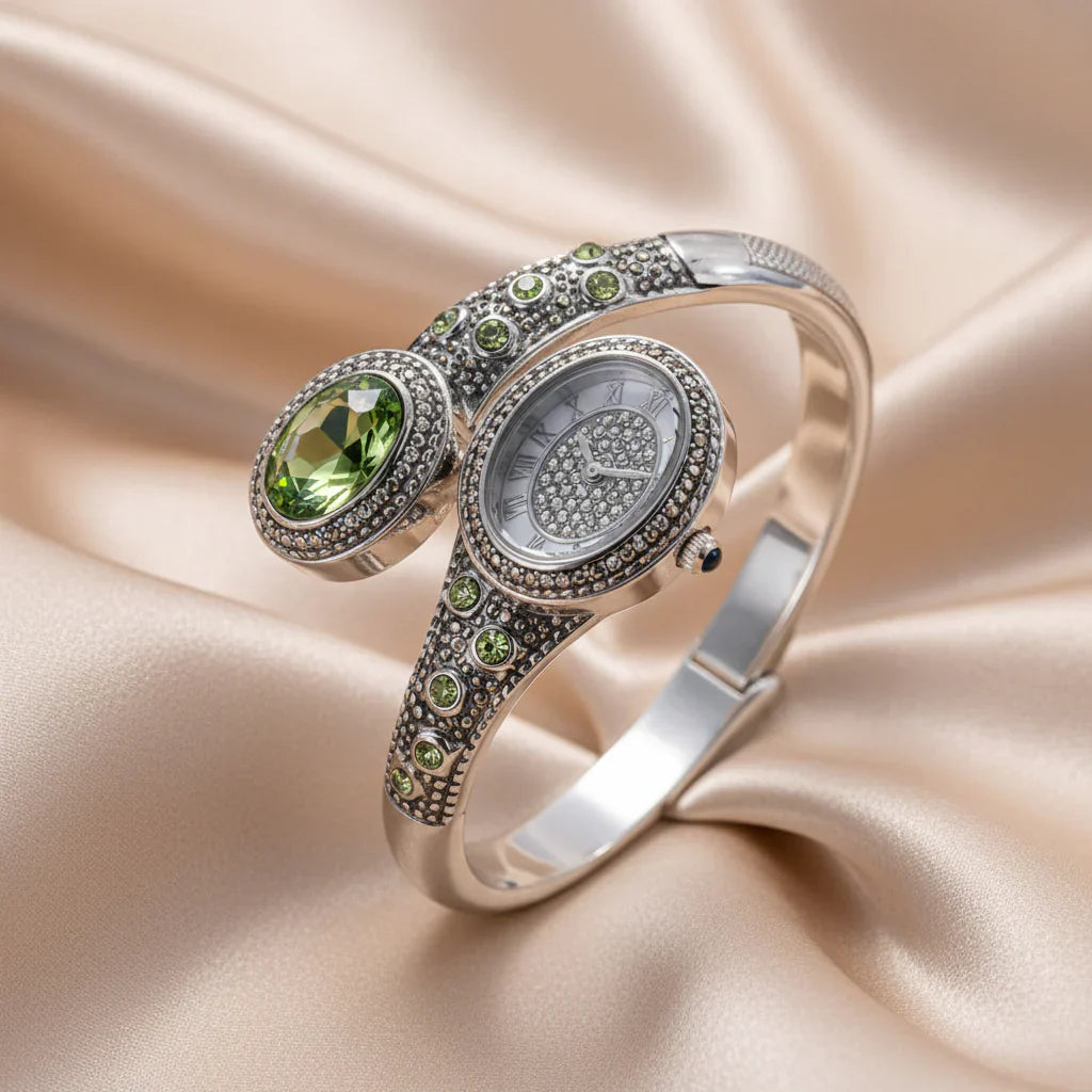 Crystal Bangle Watch