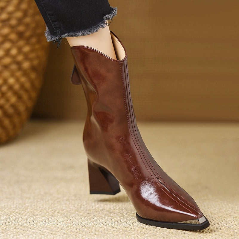 The Western-Inspired Cone Heel Boot