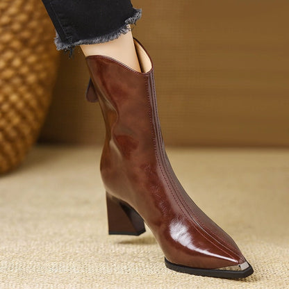The Western-Inspired Cone Heel Boot