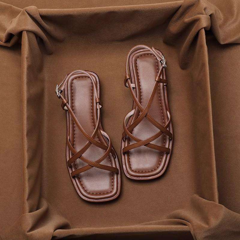 Bellara Italian Leather Strap Sandals