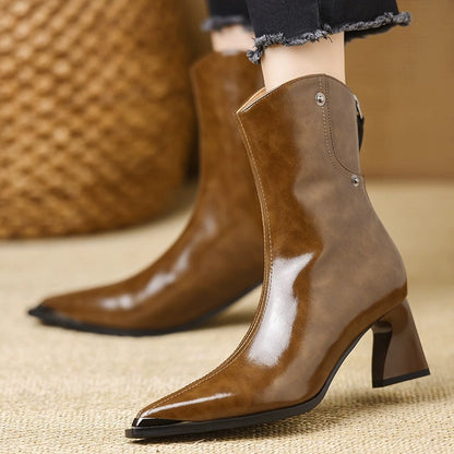 The Western-Inspired Cone Heel Boot