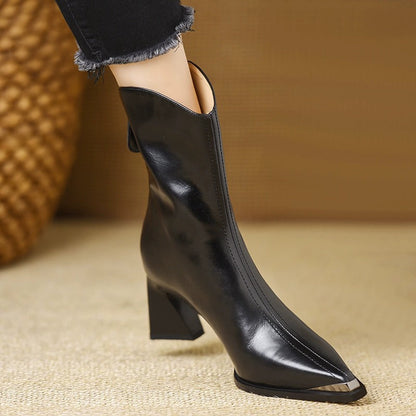 The Western-Inspired Cone Heel Boot