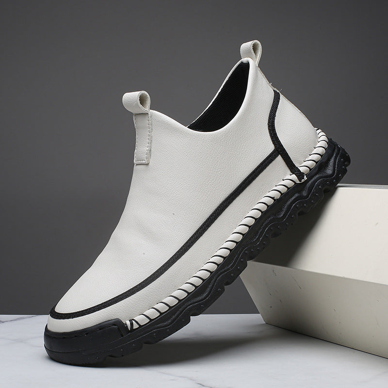 Handcrafted Leather Slip-On Boots