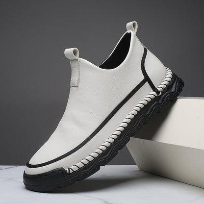 Handcrafted Leather Slip-On Boots