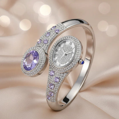 Crystal Bangle Watch