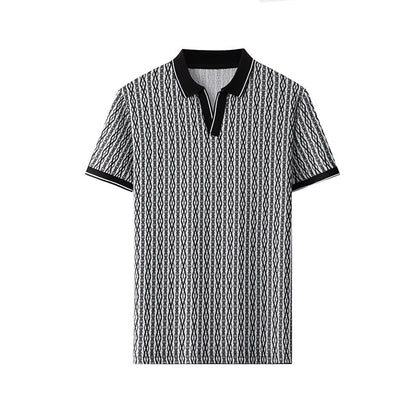 Crestwell Chainlink Jacquard Polo