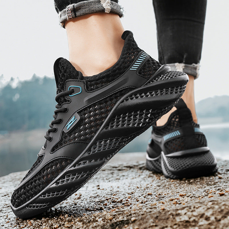 Perforated Mesh Sneakers