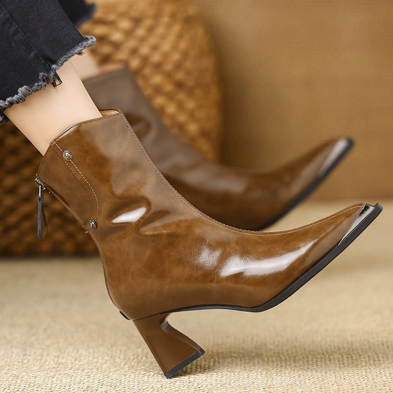 The Western-Inspired Cone Heel Boot