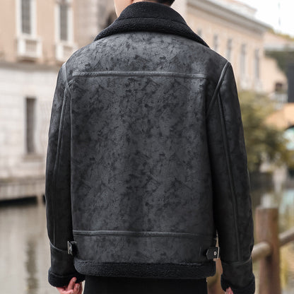 Heritage Aviator Leather Coat