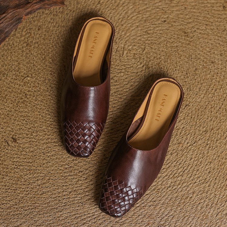Milano Genuine Leather Mules