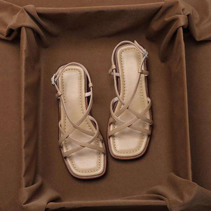 Bellara Italian Leather Strap Sandals