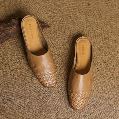 Milano Genuine Leather Mules