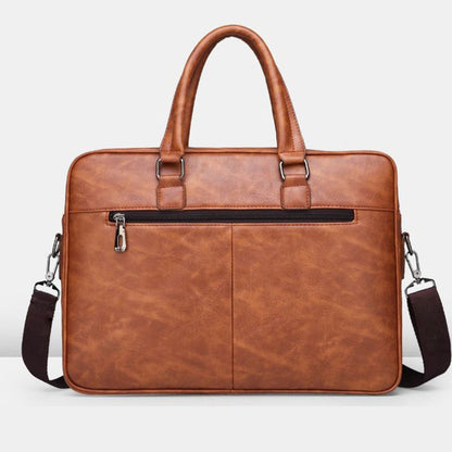 Executive Full-Grain Leather Attaché