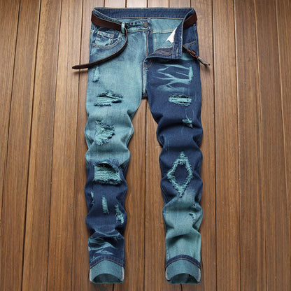 Wardell Tie-Dye Distressed Jeans