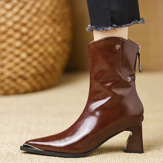 The Western-Inspired Cone Heel Boot
